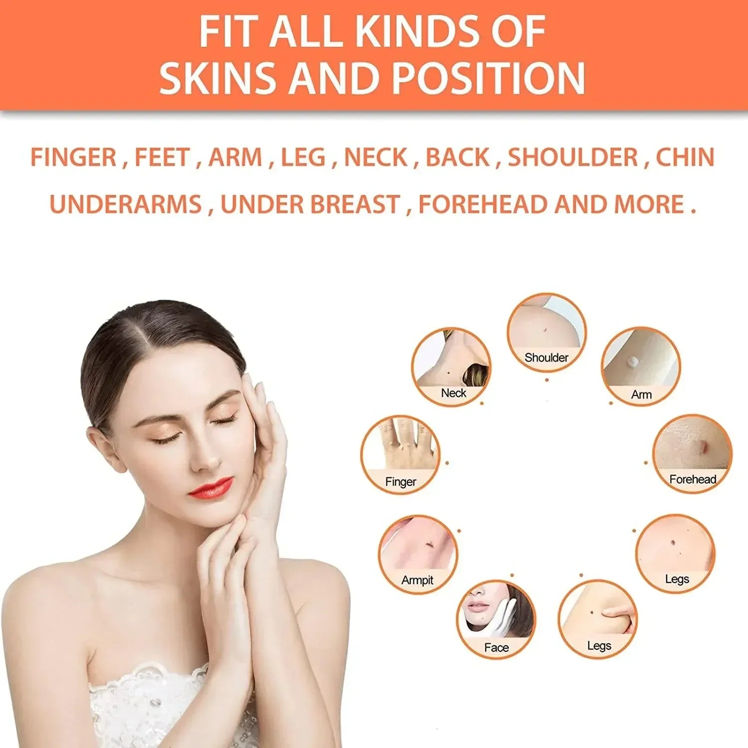 Derma Smooth Skin Tag Removal Patch - 72 Patches