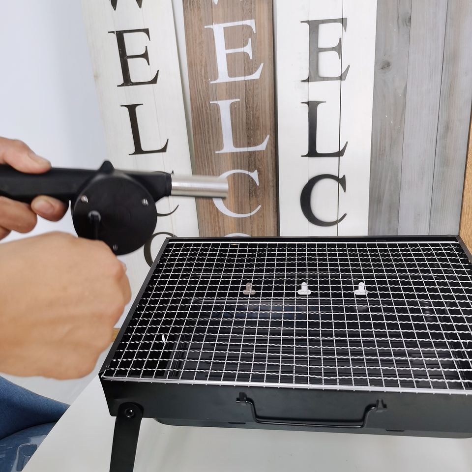Portable Manual Blower Barbecue