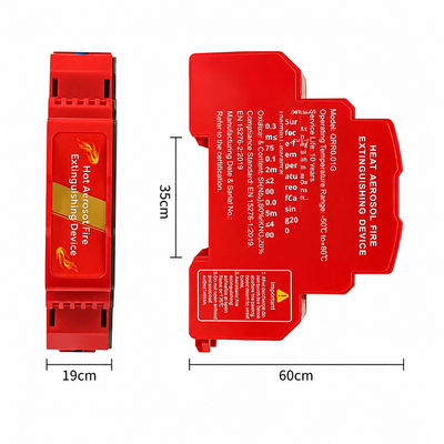 Automatic DIN Rail Fire Extinguisher Breaker – Electrical Panel & Distribution Box Fire Suppression Device