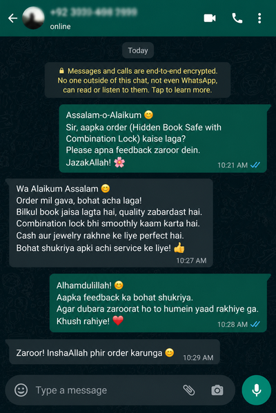 Customer chat proof 1