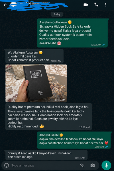 Customer chat proof 3