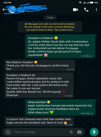 Customer chat proof 2