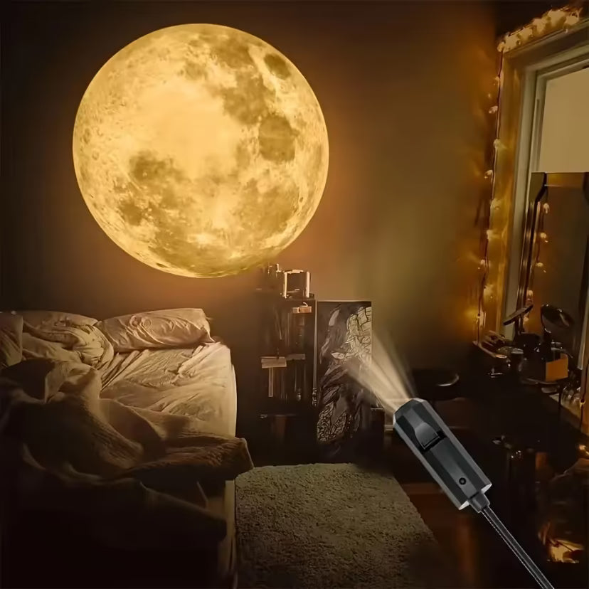 USB Planet Projection Light + 10 Planet Projection 360 Rotatable Planet Atmosphere Light