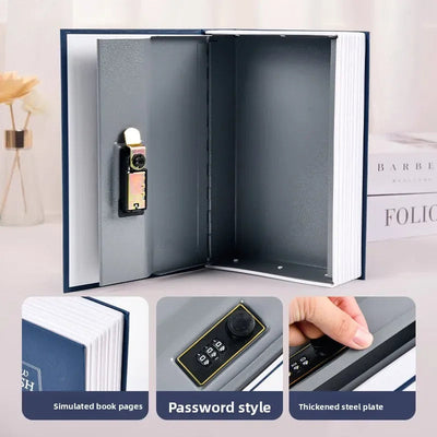 Hidden Book Safe with Combination Lock – Secret Storage for Cash & Jewelry