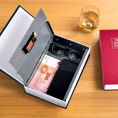 Hidden Book Safe with Combination Lock – Secret Storage for Cash & Jewelry