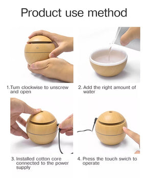 Ultrasonic Air Humidifier & Purifier