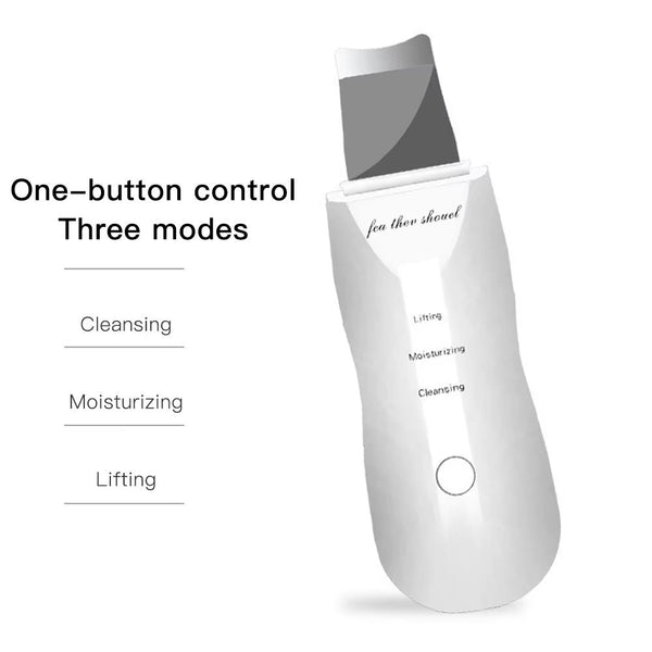 Ultrasonic Facial Skin Scrubber – Deep Cleanse & Glowing Skin in Minutes!