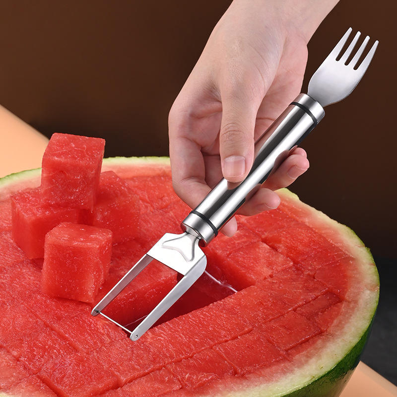 Kitchen Fruit Watermelon Cutting Tool 2 in 1